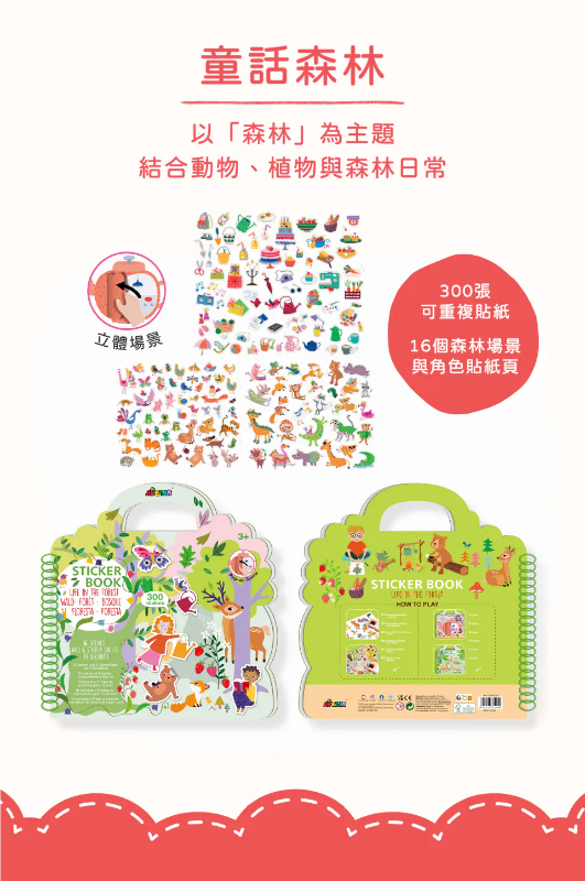 趣味可再貼貼紙本