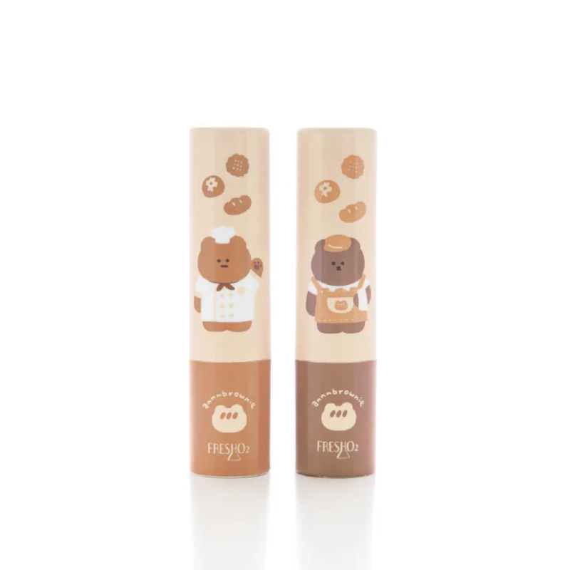 FRESHO2 X 布朗尼 感應換色潤唇棒雙入組