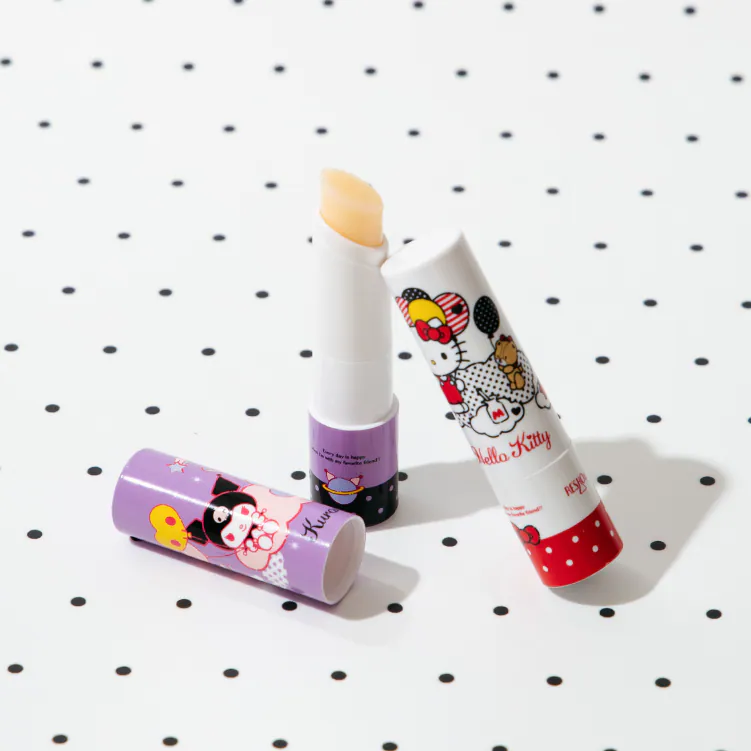 FRESHO2 X 三麗鷗 Hello Kitty&酷洛米 感應換色潤唇棒 雙入組