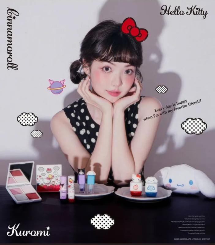 FRESHO2 X 三麗鷗 Hello Kitty&酷洛米 感應換色潤唇棒 雙入組