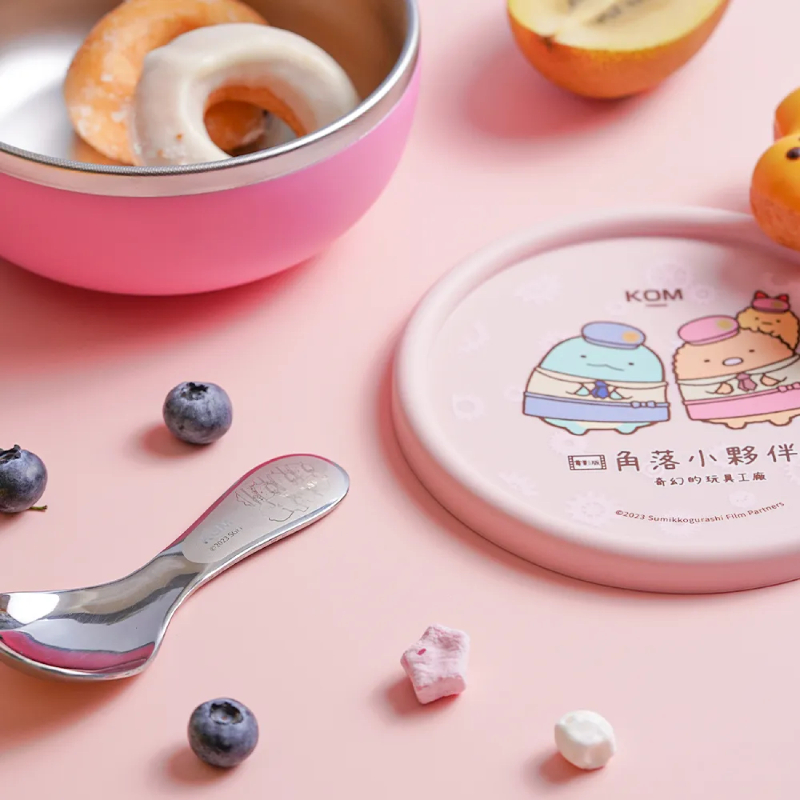 316不鏽鋼矽膠兒童隔熱碗 3入組