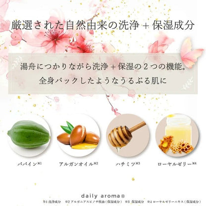 【季節限定版】櫻花 保濕沐浴粉