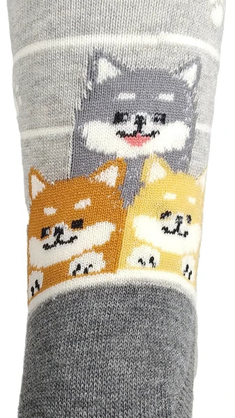 柴犬  透氣中長襪