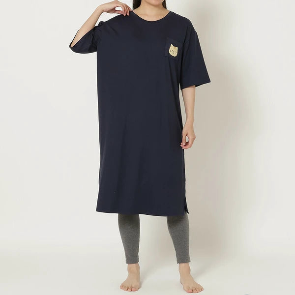貓咪 清涼居家連身裙