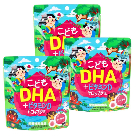 兒童DHA+維生素D軟糖 桃子口味