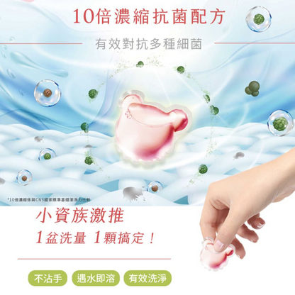 純淨泰迪植萃酵素洗衣膠囊-晨露香