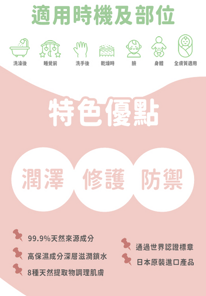 寶寶牛奶潤膚乳液