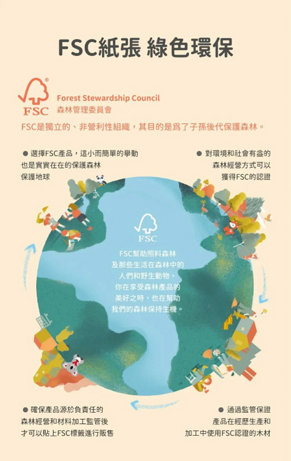 樹葉蠟筆著色套裝