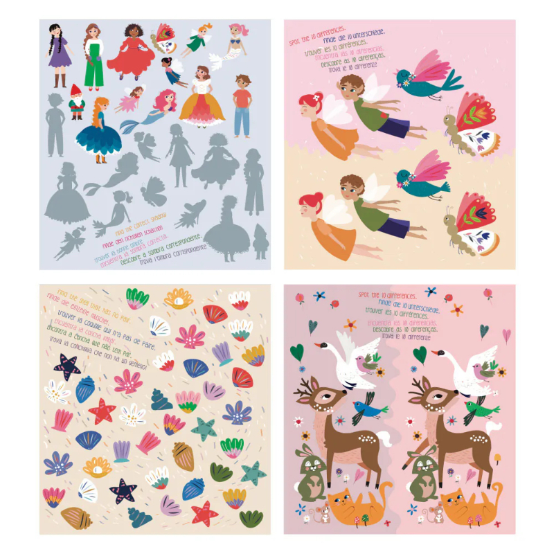 我的神奇水畫冊4合1