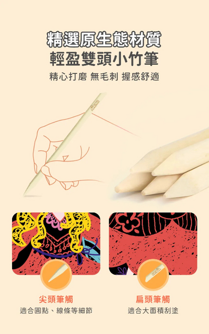 迷你口袋刮畫本