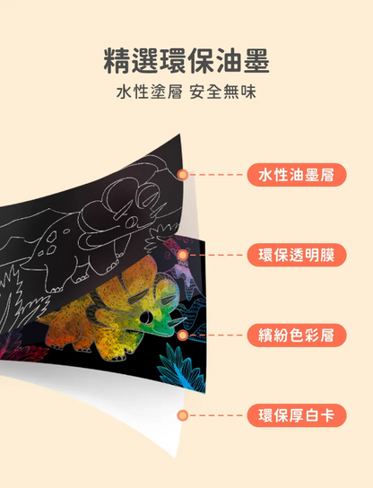 迷你口袋刮畫本