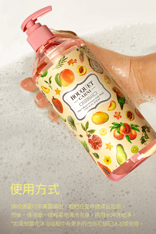 維他膠原Q嫩潔膚露 蜜桃香