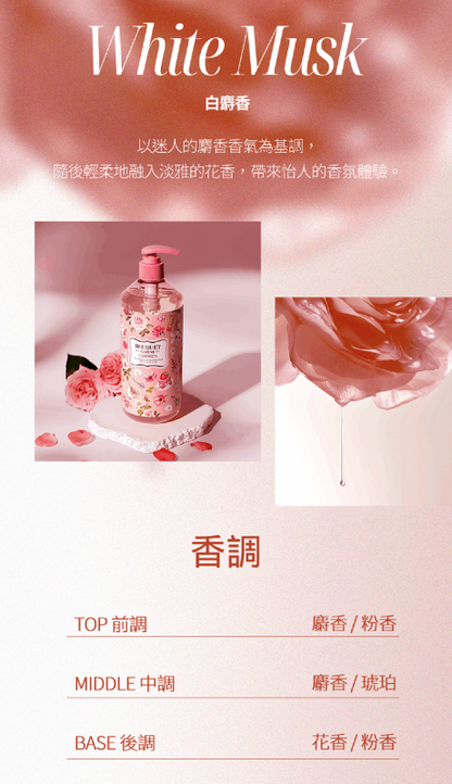 維他膠原Q嫩潔膚露 白麝香