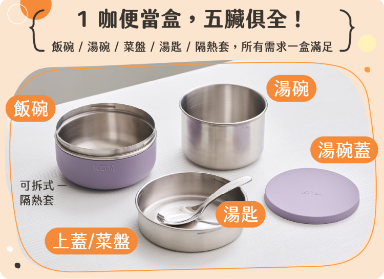 可微波不鏽鋼便當盒