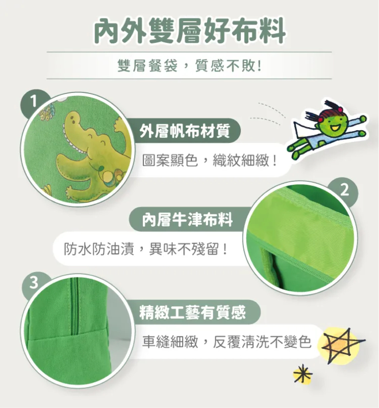 兒童便當保溫餐袋 信誼系列