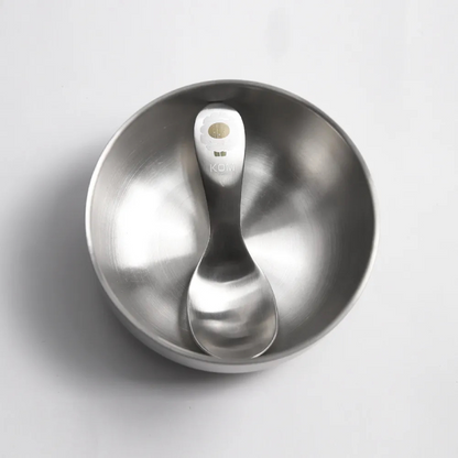 雙層不鏽鋼矽膠密封兒童碗 3入組