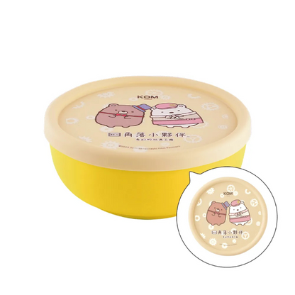 316不鏽鋼矽膠兒童隔熱碗 3入組