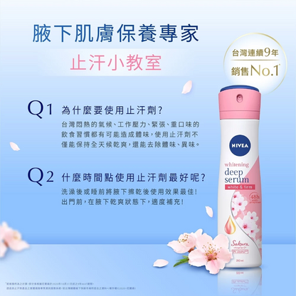 NIVEA 妮維雅 止汗爽身乳液系列
