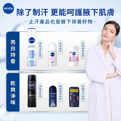 NIVEA 妮維雅 止汗爽身乳液系列