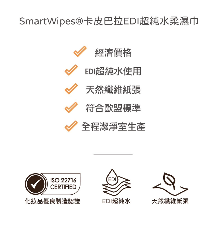 < 預購 > SmartWipes 卡皮巴拉 超純水柔濕巾80抽(有蓋)