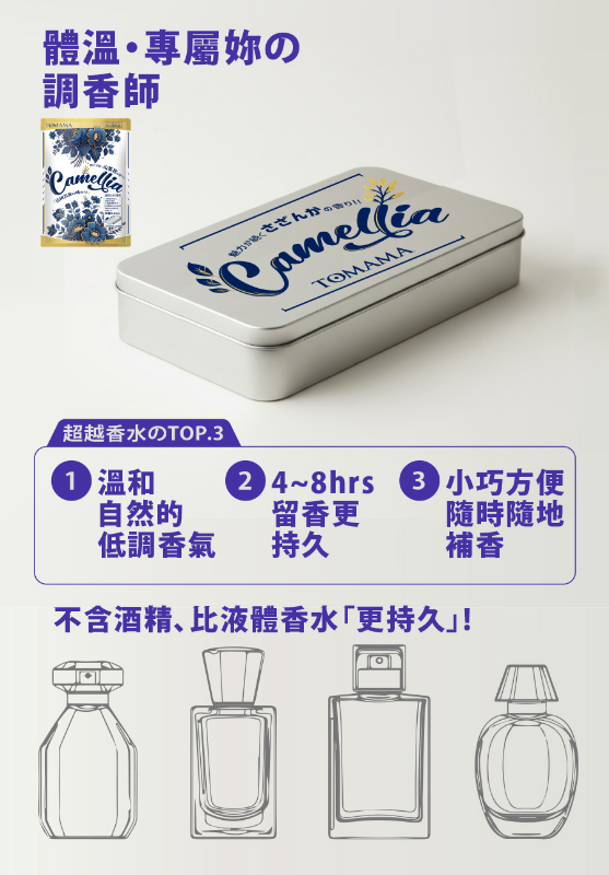 純愛自由固體香水(山茶花)